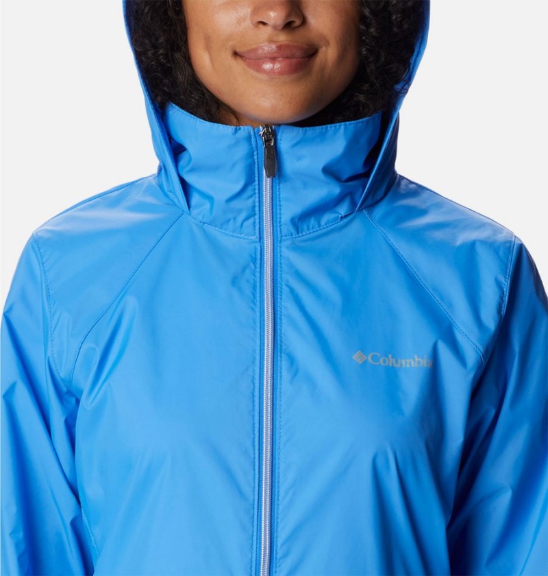 Blue Women's Columbia Switchback III Rain Jacket | EZALT-6125