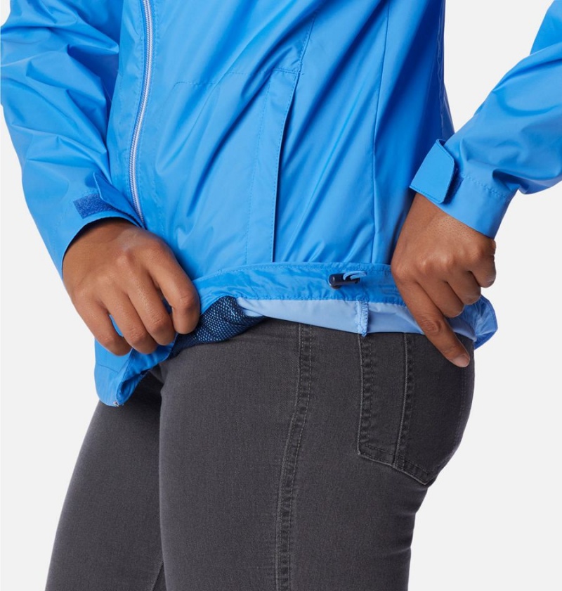 Blue Women's Columbia Switchback III Rain Jacket | EZALT-6125