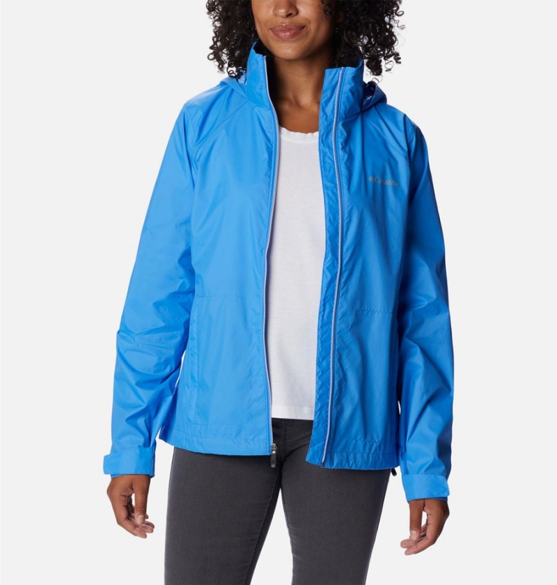 Blue Women's Columbia Switchback III Rain Jacket | EZALT-6125