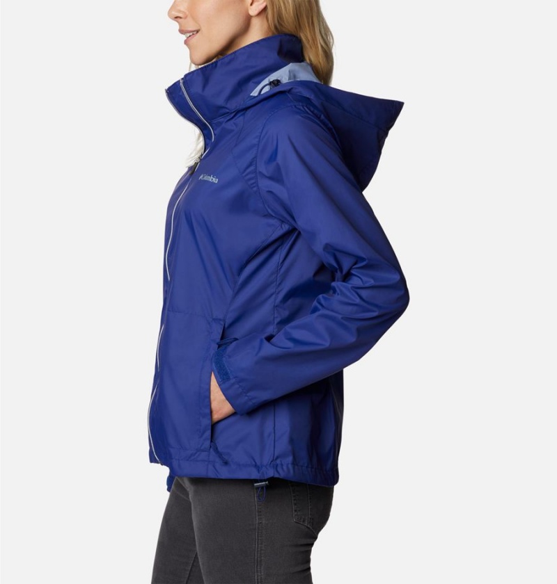 Blue Women's Columbia Switchback III Rain Jacket | XVJTQ-7295