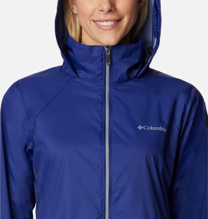 Blue Women's Columbia Switchback III Rain Jacket | XVJTQ-7295