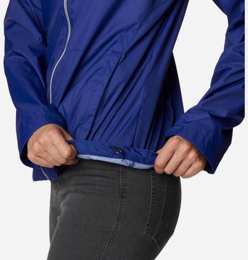 Blue Women's Columbia Switchback III Rain Jacket | XVJTQ-7295