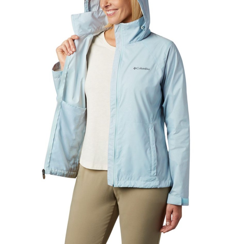 Blue Women's Columbia Switchback III Rain Jacket | POTZQ-0413