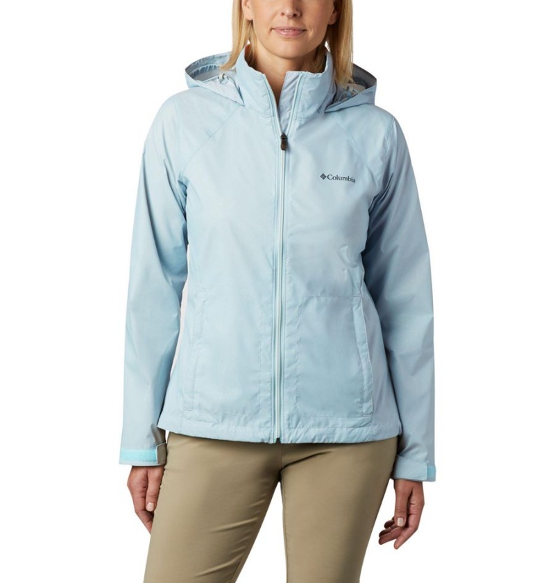 Blue Women\'s Columbia Switchback III Rain Jacket | POTZQ-0413