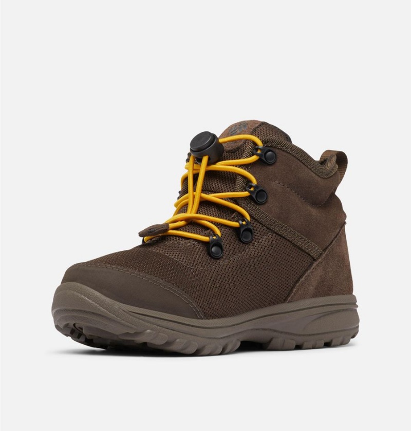 Brown Kids' Columbia Fairbanks Mid Boots | KBZMS-6013