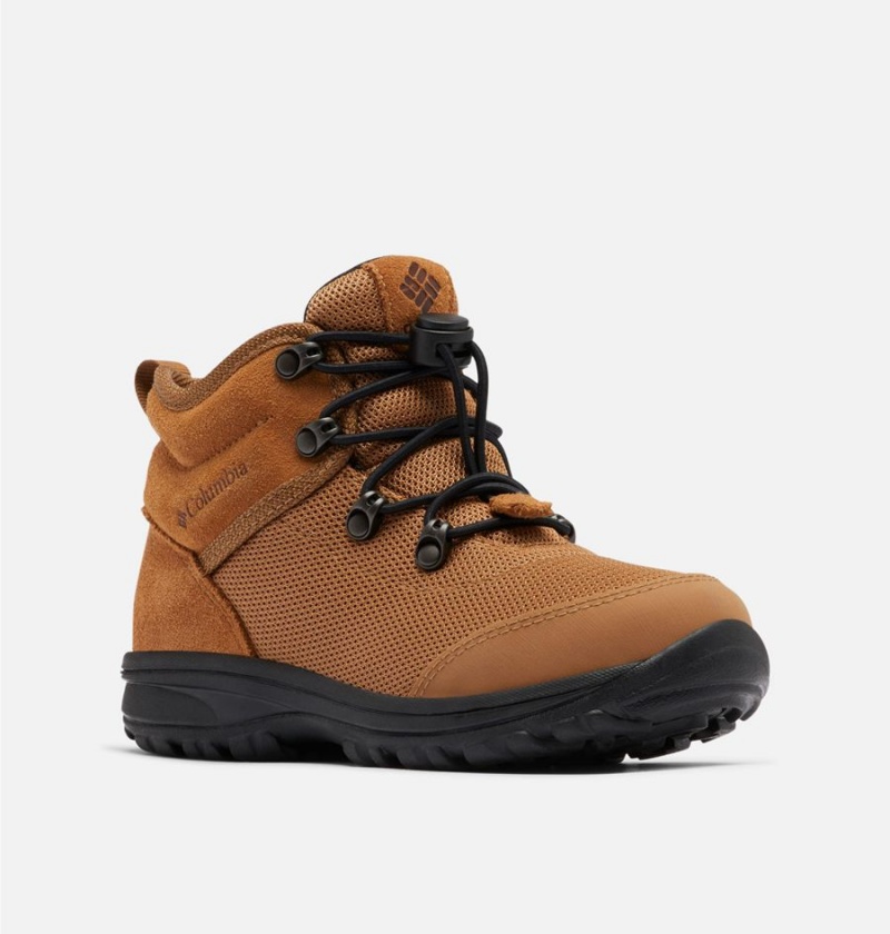 Brown Kids' Columbia Fairbanks Mid Boots | RMOKY-2764