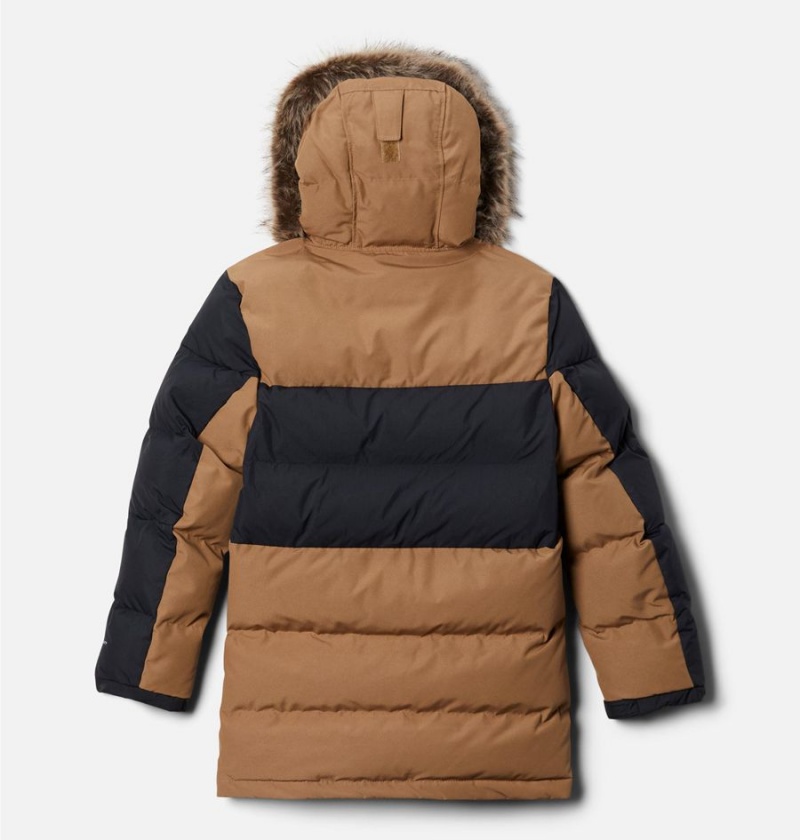 Brown Kids' Columbia Marquam Peak Fusion Insulated Parka Jacket | NIUHD-9768