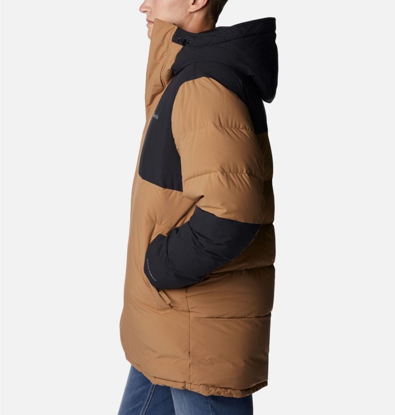 Brown Men's Columbia Aldercrest Down Coats | SKBQV-7596