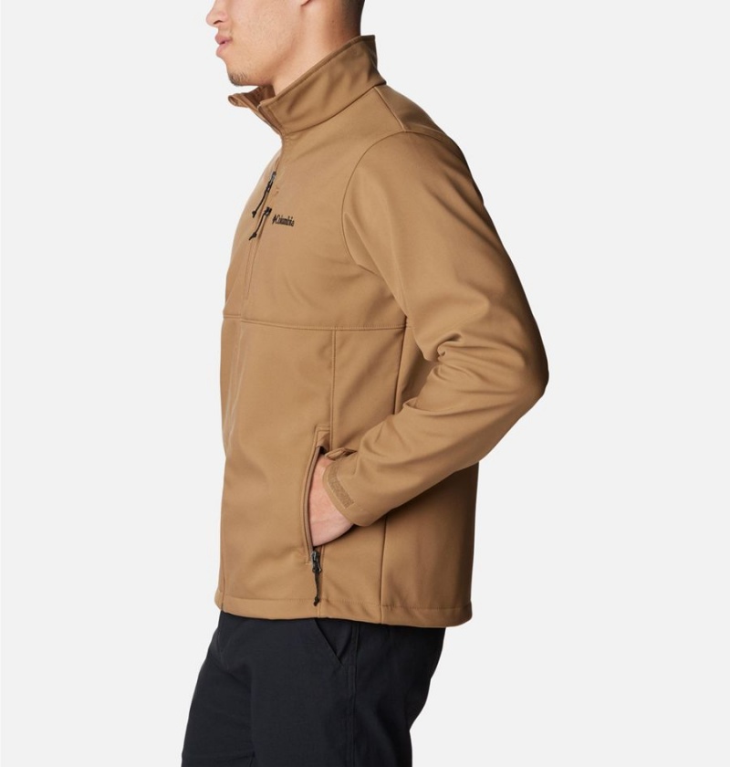 Brown Men's Columbia Ascender Softshell Jackets | XVOUR-2498