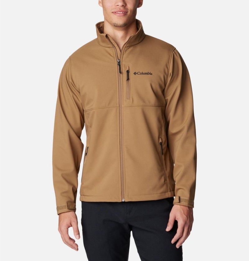 Brown Men\'s Columbia Ascender Softshell Jackets | XVOUR-2498