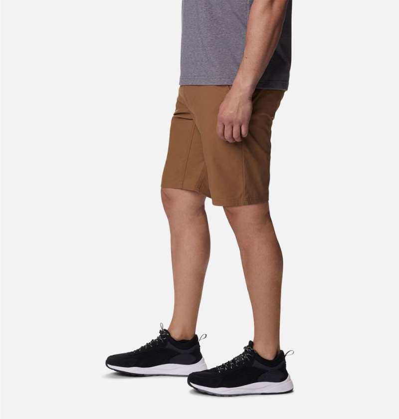 Brown Men's Columbia Cobble Creek Cargo Shorts | LNUIJ-1789