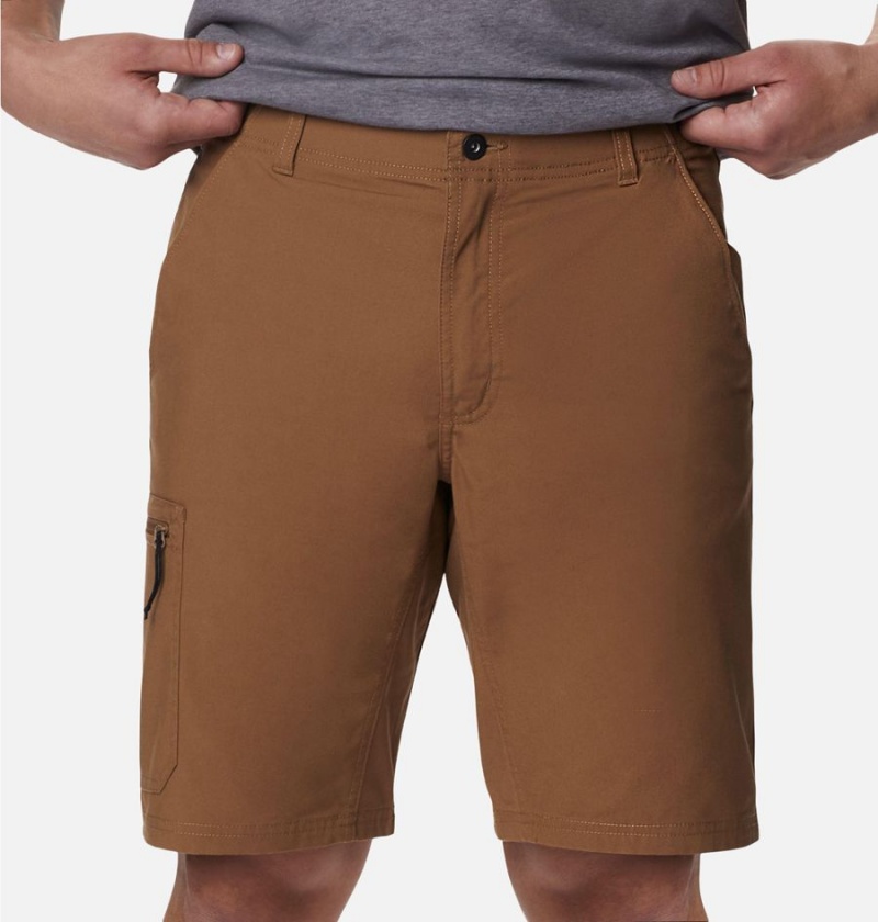 Brown Men's Columbia Cobble Creek Cargo Shorts | LNUIJ-1789