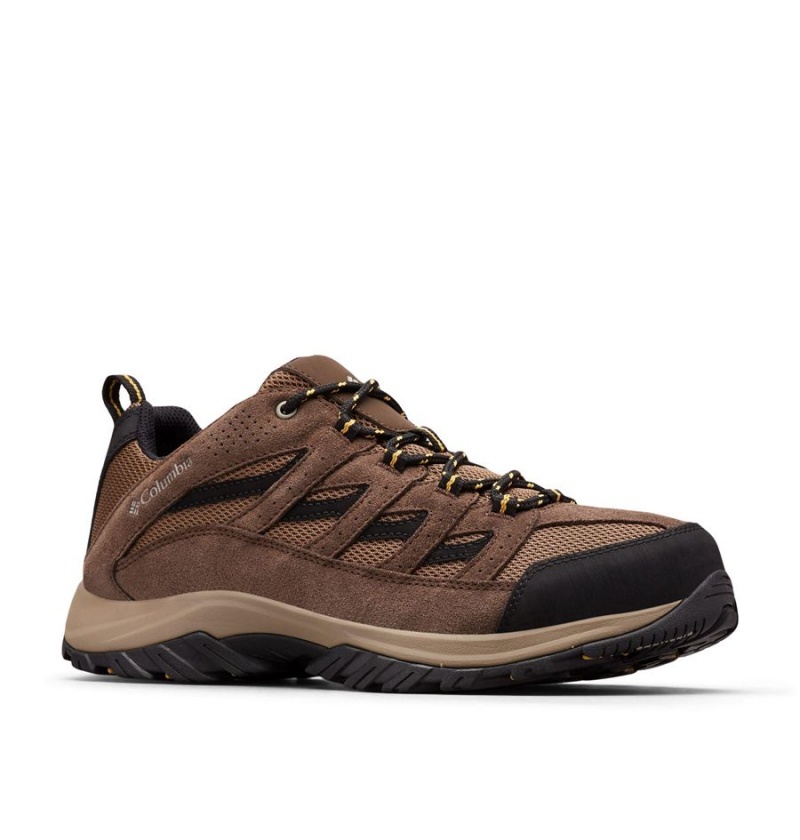 Brown Men's Columbia Crestwood Hiking Shoes | TKOCR-0291