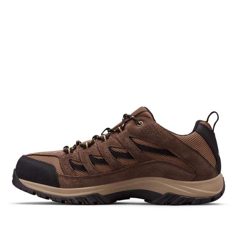 Brown Men's Columbia Crestwood Hiking Shoes | TKOCR-0291