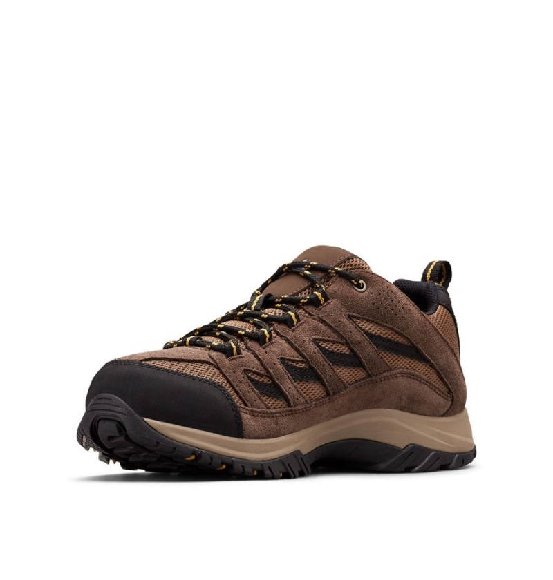 Brown Men's Columbia Crestwood Hiking Shoes | TKOCR-0291