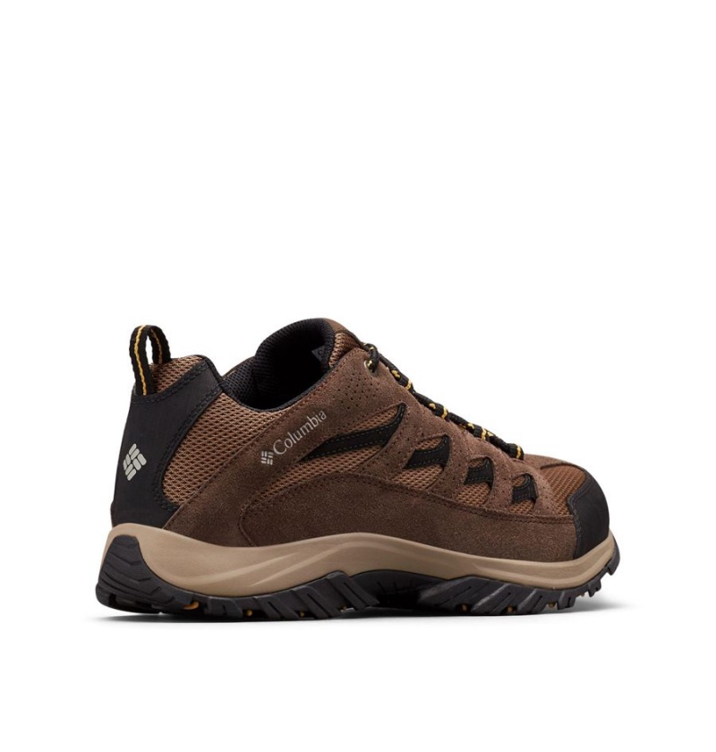 Brown Men's Columbia Crestwood Hiking Shoes | TKOCR-0291