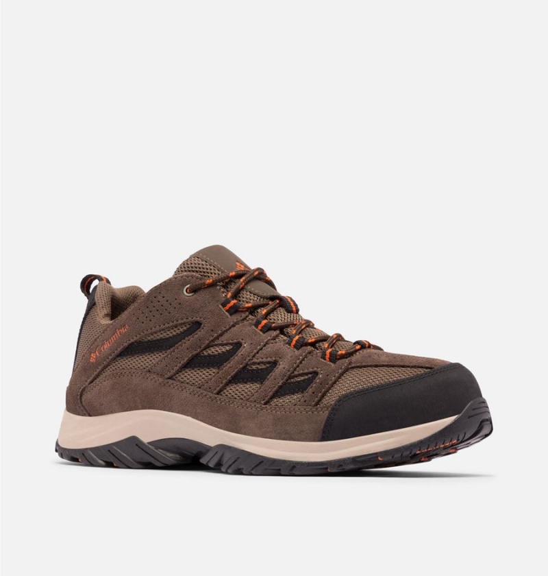 Brown Men's Columbia Crestwood Hiking Shoes | LTFVU-2069