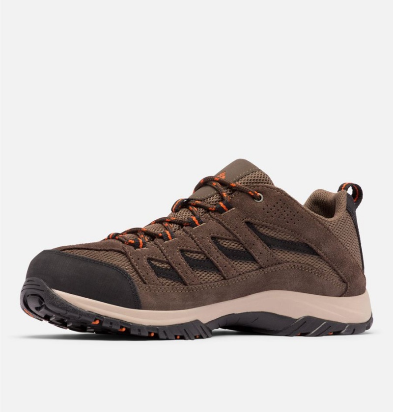 Brown Men's Columbia Crestwood Hiking Shoes | LTFVU-2069