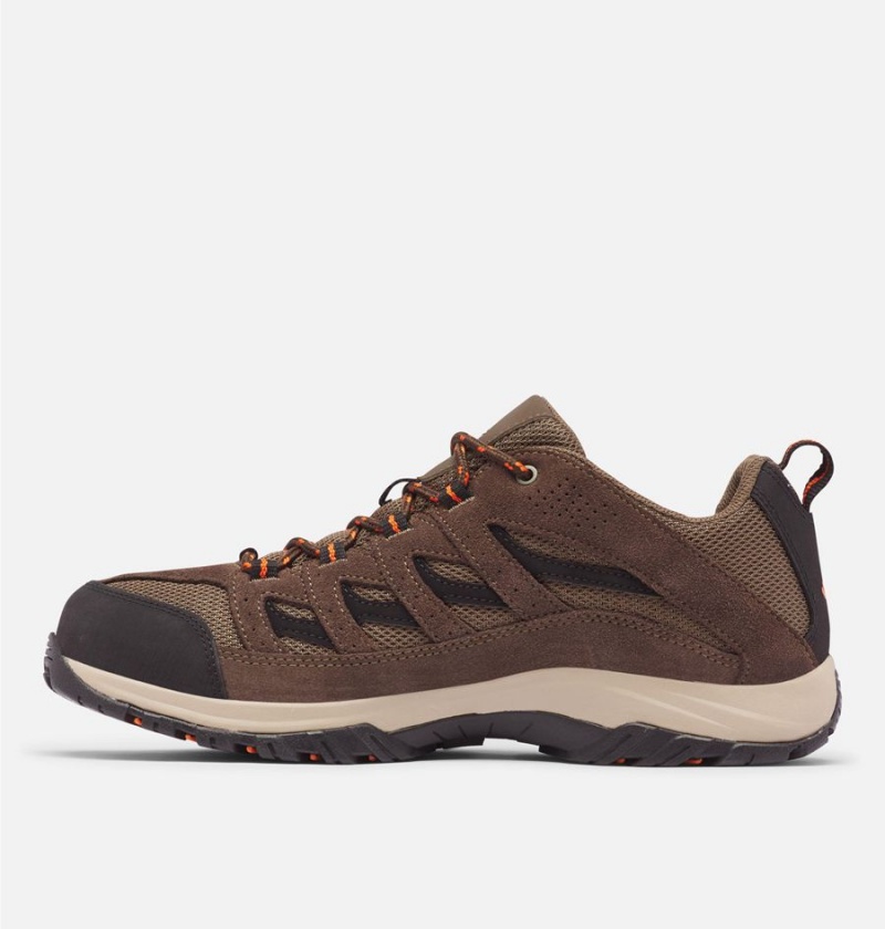 Brown Men's Columbia Crestwood Hiking Shoes | LTFVU-2069