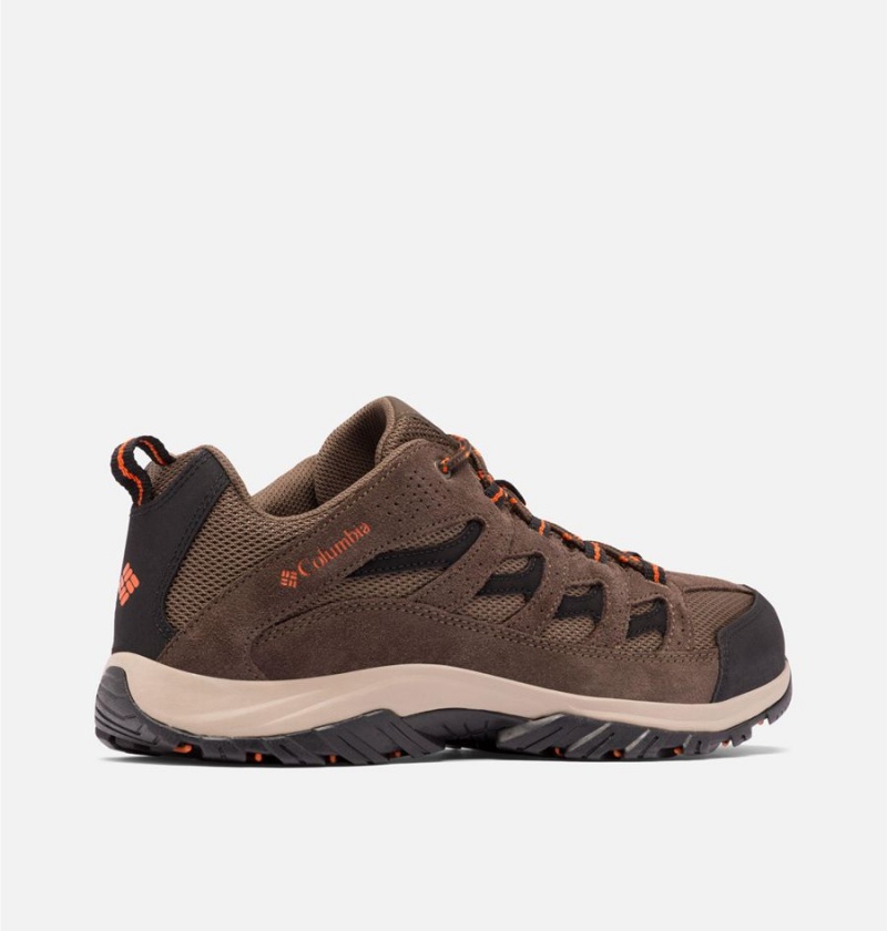 Brown Men's Columbia Crestwood Hiking Shoes | LTFVU-2069