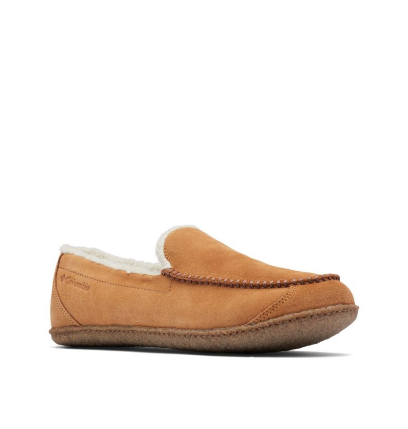 Brown Men's Columbia Fairhaven Slippers | GCSDW-8301