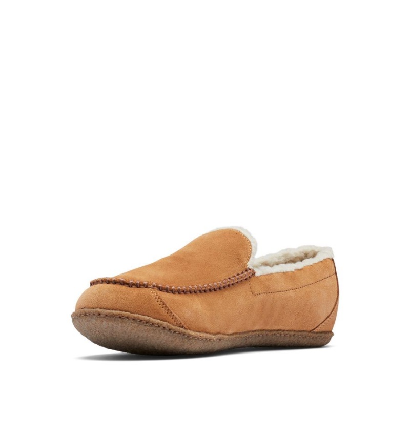 Brown Men's Columbia Fairhaven Slippers | GCSDW-8301