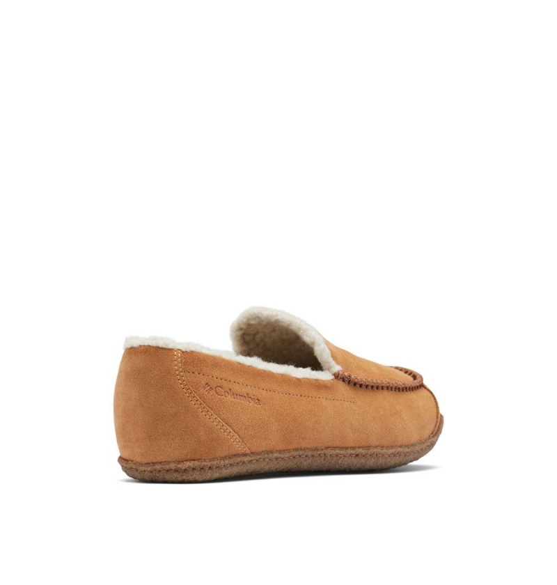 Brown Men's Columbia Fairhaven Slippers | GCSDW-8301