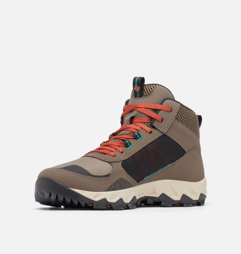 Brown Men's Columbia Flow Centre Hiking Shoes | UIWFG-3720