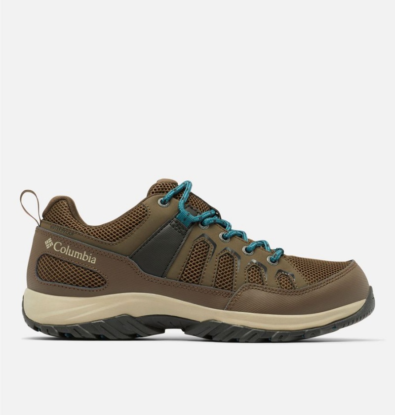 Brown Men\'s Columbia Granite Trail Waterproof Hiking Shoes | WQAZR-9361