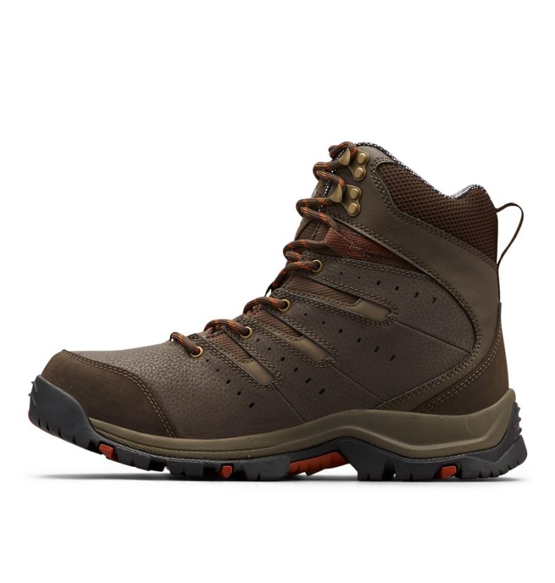 Brown Men's Columbia Gunnison II Omni Heat Boots | GBJPM-7684