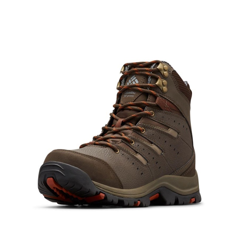 Brown Men's Columbia Gunnison II Omni Heat Boots | GBJPM-7684