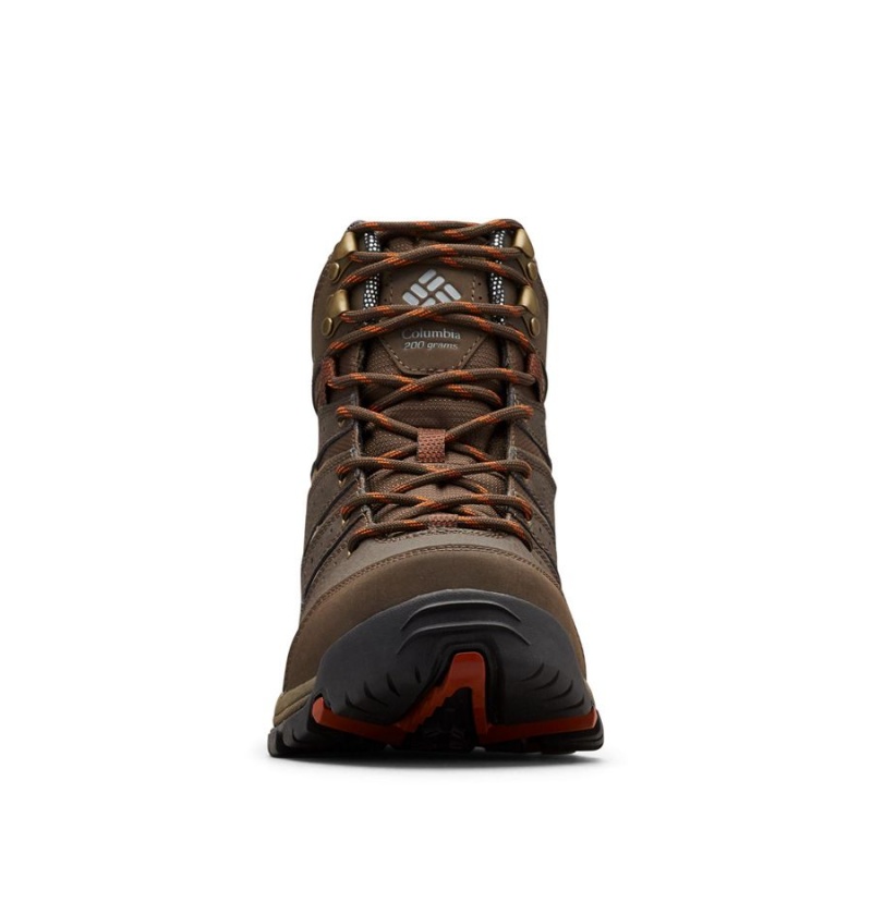 Brown Men's Columbia Gunnison II Omni Heat Boots | GBJPM-7684