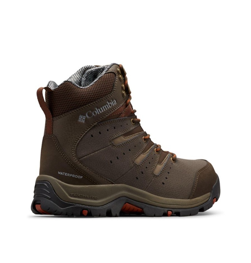 Brown Men's Columbia Gunnison II Omni Heat Boots | GBJPM-7684