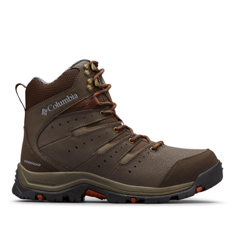 Brown Men\'s Columbia Gunnison II Omni Heat Boots | GBJPM-7684