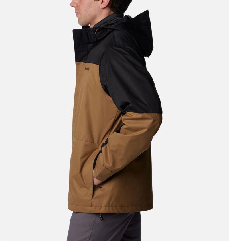 Brown Men's Columbia Hikebound Interchange 3 In 1 Jackets | JYORG-6904