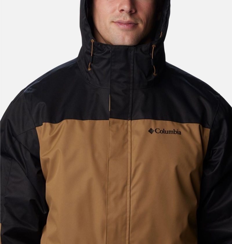 Brown Men's Columbia Hikebound Interchange 3 In 1 Jackets | JYORG-6904