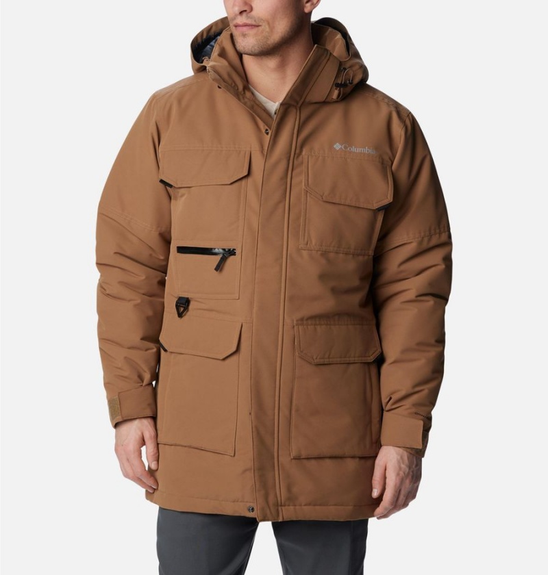 Brown Men\'s Columbia Landroamer Coats | RPHTY-0479