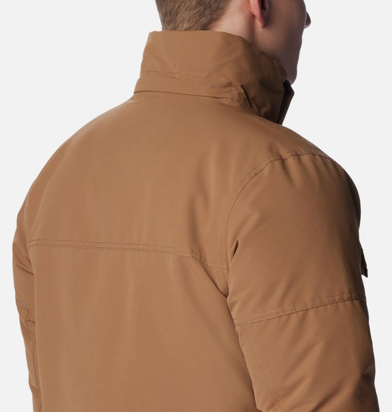 Brown Men's Columbia Landroamer Down Coats | RZIJO-3456