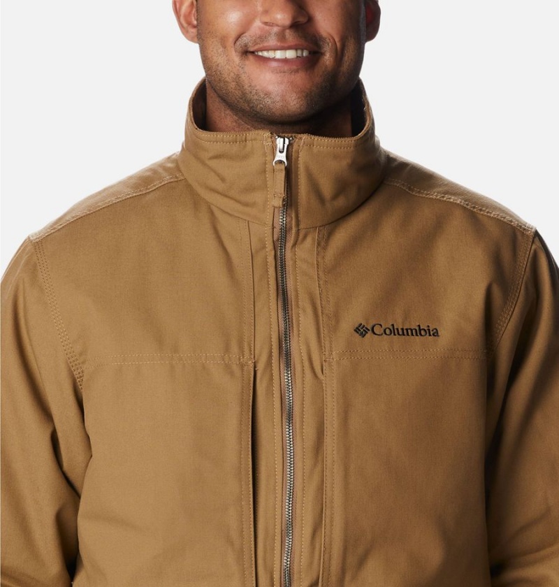 Brown Men's Columbia Loma Vista II Insulated Puffer Jacket | BPTSO-3054