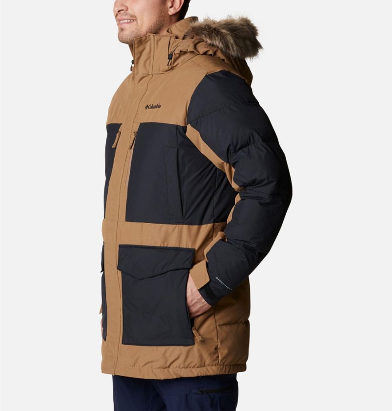 Brown Men's Columbia Marquam Peak Fusion Omni Heat Infinity Insulated Coats | YQDWX-6198