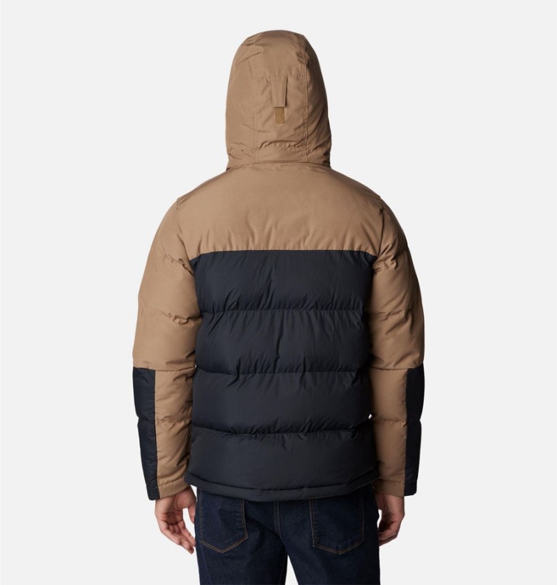 Brown Men's Columbia Marquam Peak Fusion Insulated Puffer Jacket | YVTJI-4753