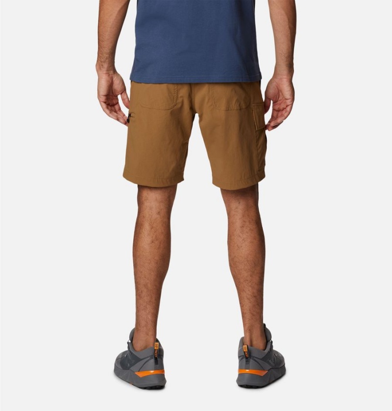 Brown Men's Columbia Newton Ridge II Shorts | MEKXR-3624