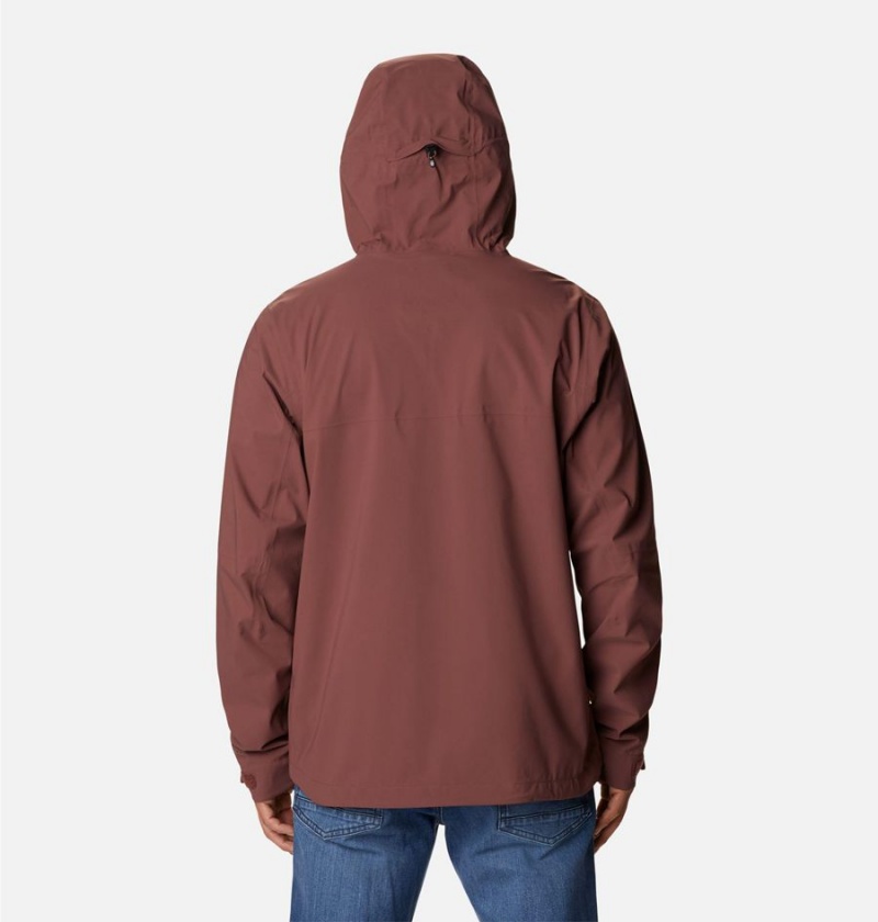 Brown Men's Columbia Omni-Tech Ampli-Dry Shell Rain Jacket | YPLCE-1206