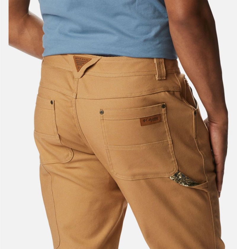 Brown Men's Columbia PHG Roughtail Stretch Field Pants | PSOBQ-5401