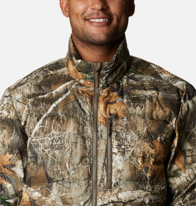 Brown Men's Columbia PHG Trophy Rack Omni Heat Heat Seal Puffer Insulated Puffer Jacket | MLTDQ-5268