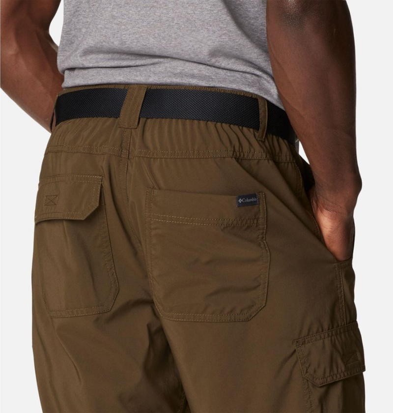 Brown Men's Columbia Silver Ridge Utility Cargo Shorts | PKXTC-8793