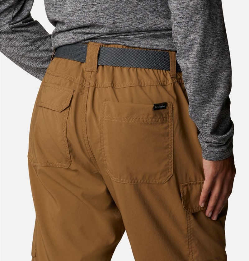 Brown Men's Columbia Silver Ridge Utility Convertible Pants | MIHNV-9264