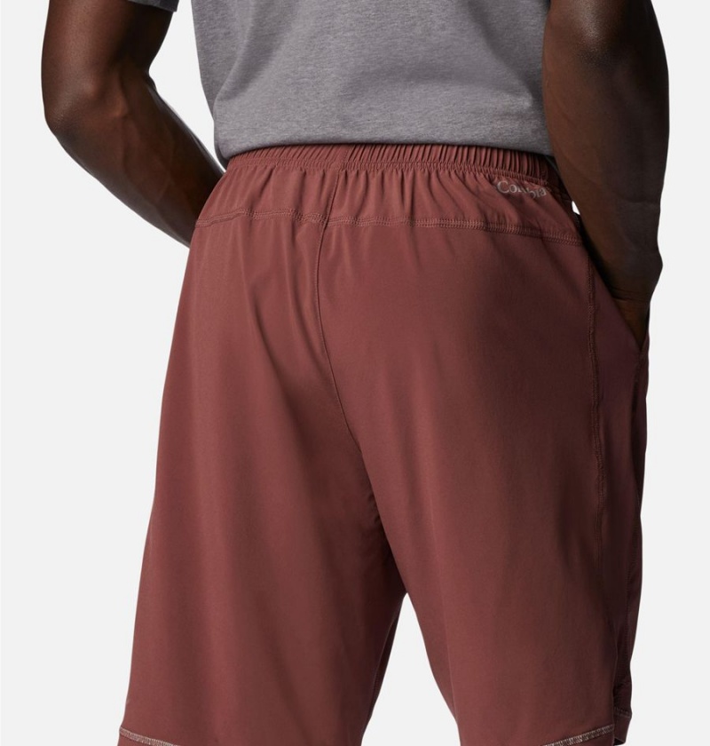 Brown Men's Columbia Stealth Camp Active Shorts | CUTLO-8294