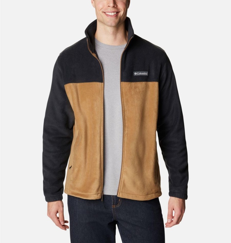 Brown Men's Columbia Steens Mountain 2.0 Full Zip Fleece Jacket | NBRZK-7590