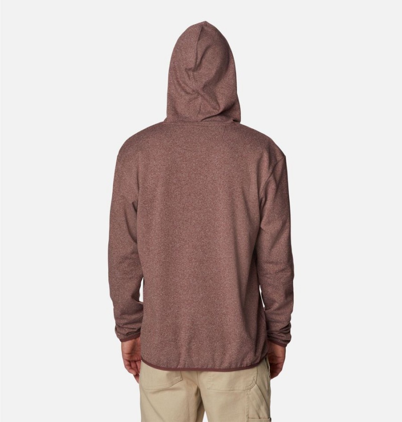 Brown Men's Columbia Stone Canyon Hoodie | CEGXD-7890